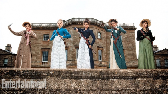 Entertainment Weekly muestra en exclusiva la primera imagen de las hermanas Bennet en la película que adapta la novela de Seth Grahame-Smith y Jane Austen