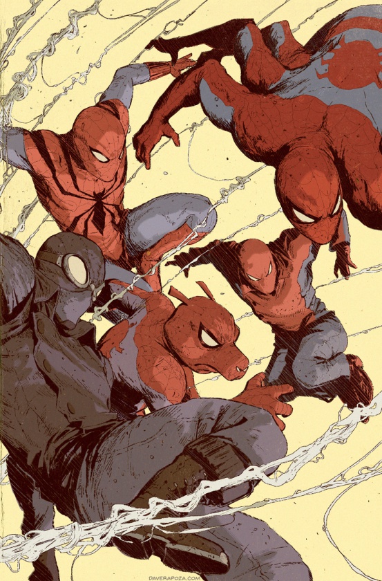 Portada alternativa de 'Spider-Verse Team Up' #1 1 Spider-Verse Team Up Dave Rapoza
