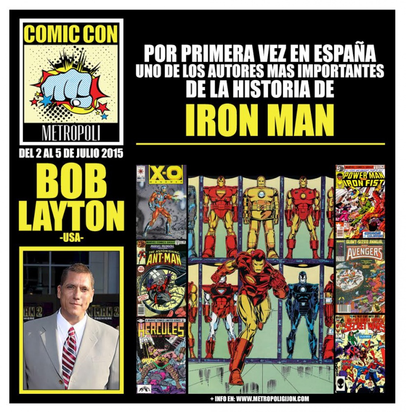 Bob Layton y Yildiray Cinar estarán en Metrópoli Comic Con 2015 3 Metrópoli Comic Con - Bob Layton