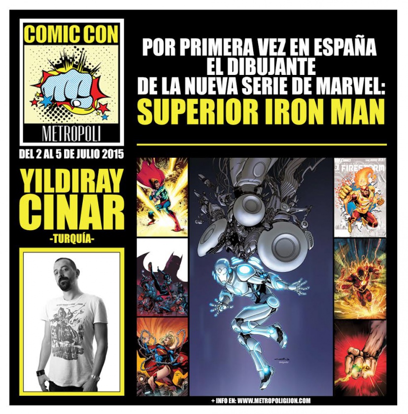 Bob Layton y Yildiray Cinar estarán en Metrópoli Comic Con 2015 2 Metrópoli Comic Con - Yildiray