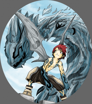 'Blue Dragon RalΩGrad' #1 3 Blue Dragon