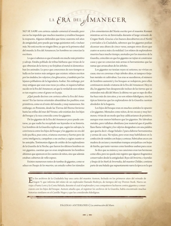 Primer vistazo a la enciclopedia 'El Mundo de Hielo y Fuego' 2 Primer vistazo a la enciclopedia 'El Mundo de Hielo y Fuego'
