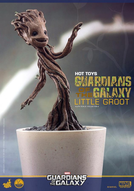 Hot Toys lanzará una figura de 'Little Groot' 3 hot toys little groot 2