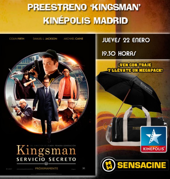Ganadores de las entradas para el preestreno de 'Kingsman: Servicio secreto' 1 Kingsman