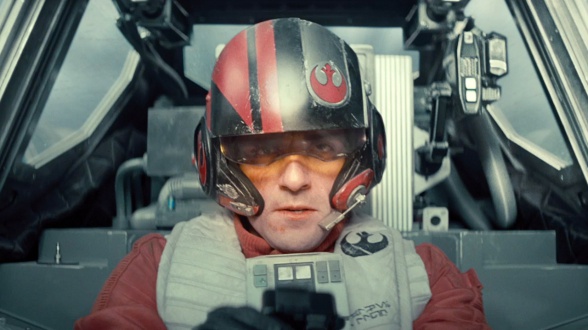 Oscar Isaac en 'Star Wars: El Despertar de la Fuerza'