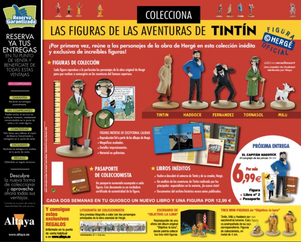 Sorteo y análisis de 'Figuras de Tintín', la colección oficial 3 Tintín Altaya