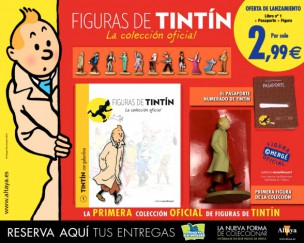 Nuevo coleccionable de Tintín 1 coleccionable Tintin