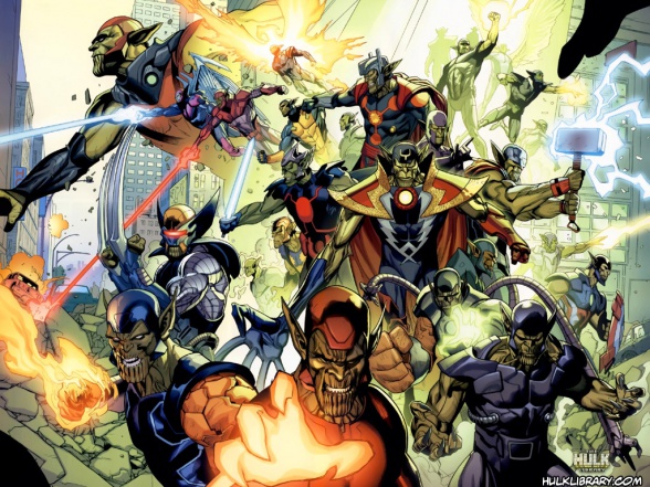 Marvel Deluxe: 'Invasión Secreta' 3 invasion-secreta-skrulls-marvel