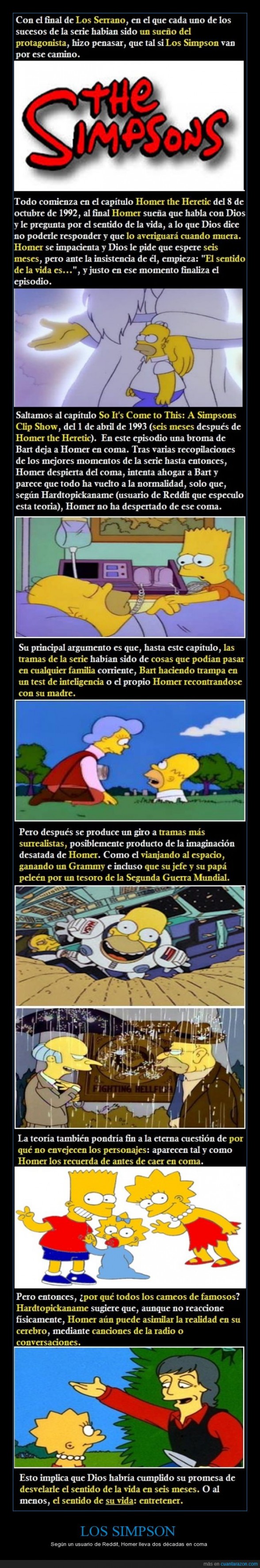 'Los Simpson' podrían ser un sueño de Homer 2 'Los Simpson' podrían ser un sueño de Homer