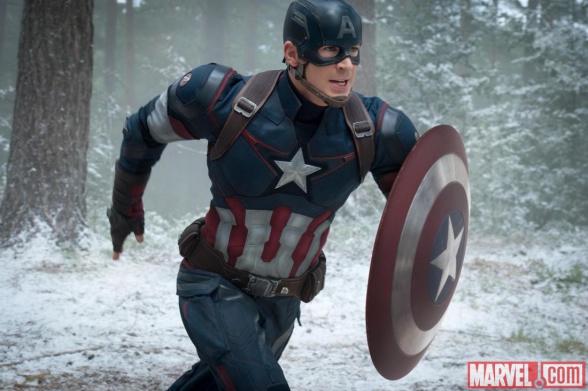 Chris Evans como el Capitán América