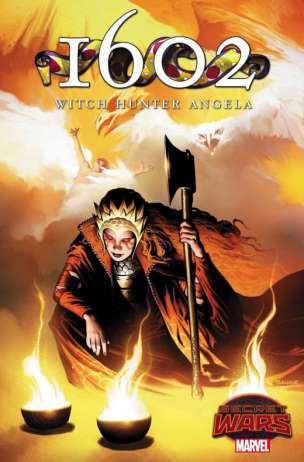 1602 Witch Hunter Angela Portada por Richard Jsanove