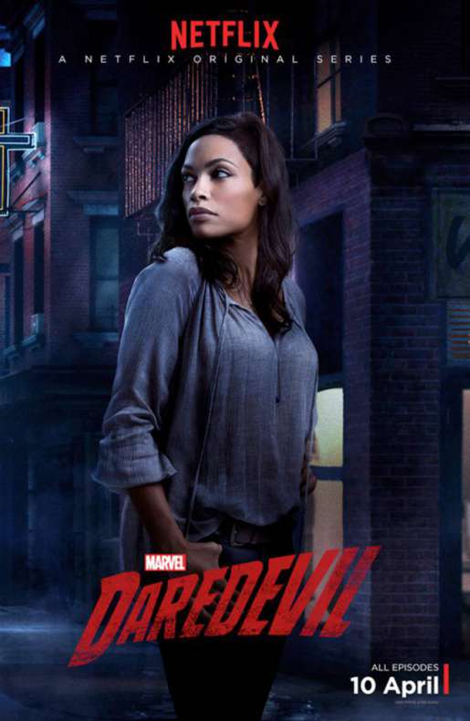 Un informe revela cómo era el cameo eliminado de Rosario Dawson en Spider-Man: Brand New Day 3 Daredevil - Claire Temple poster
