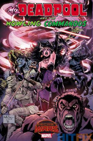 Marvel anuncia 'Mrs. Deadpool And The Howling Commandos' para las 'Secret Wars' 1 Mrs Deadpool and the Howling Commandos Portada