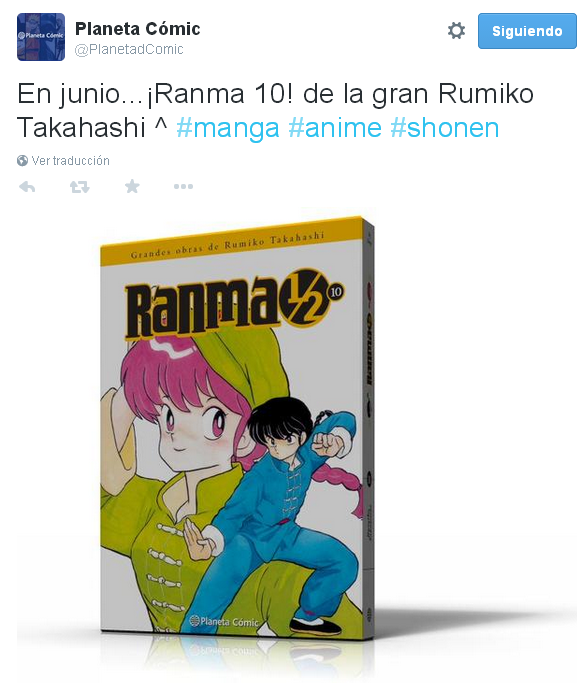 Ranma Planeta Twitter