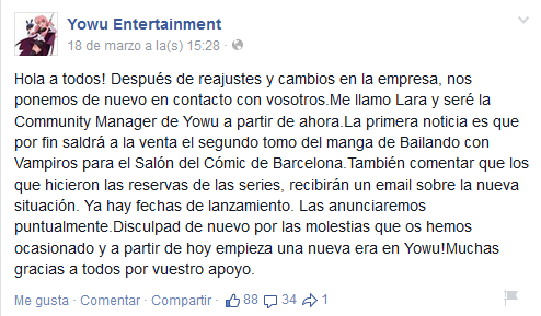 Yowu Entertainment podría renacer en el mercado del manga y el anime 1 yowu