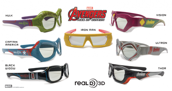Gafas 3D oficiales de 'Vengadores: La era de Ultrón' 1 Gafas 3D Vengadores