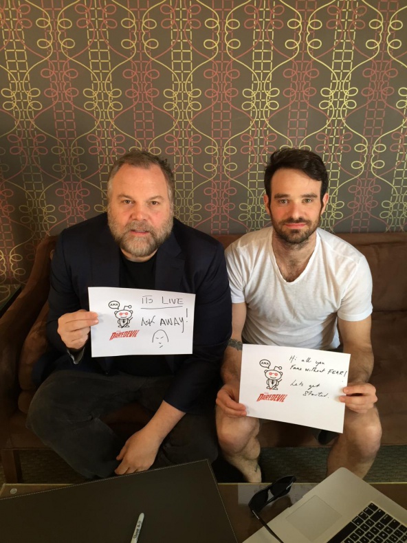 'Daredevil': D'Onofrio y Cox responden a los fans 1 Daredevil - reddit AmA