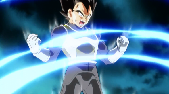 Dragon Ball Z Fukkatsu no F Vegeta super saiyan god super saiyan2