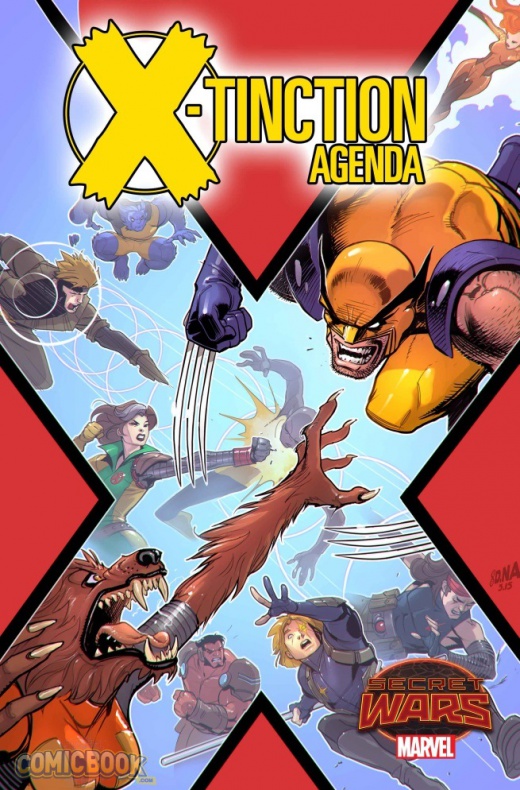 X-Men previas de Secret Wars Julio Agenda X-Tinción