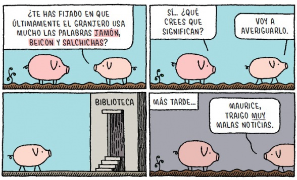 ‘Todo el mundo tiene envidia de mi mochila voladora: tiras cómicas de Tom Gauld’ 