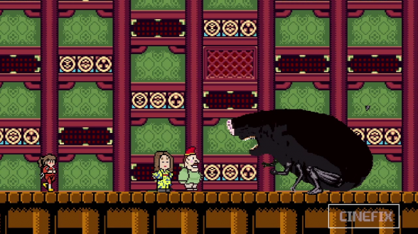 Recrean 'El viaje de Chihiro' como un videojuego de 8 bits 1 El viaje de Chihiro en 8 bits
