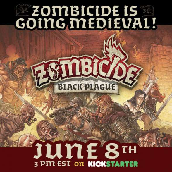 El 8 de junio 'Zombicide: Black Plague' estará en Kickstarter 2 Zombicide Black Plague