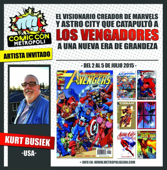 Kurt Busiek Metrópoli Comic Con
