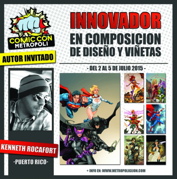Kenneth Rocafort Metrópoli Comic Con
