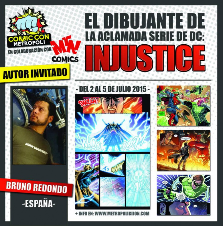 Metrópoli Comic Con Bruno Redondo