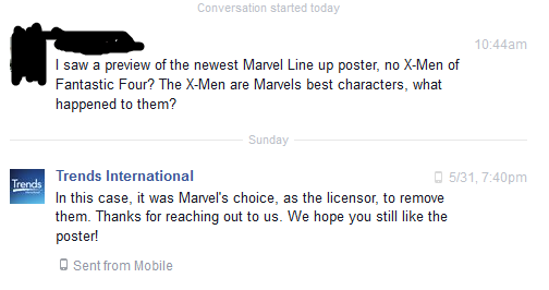 X-Men se quedan fuera del poster y juegos de Marvel conversacion sobre el poster