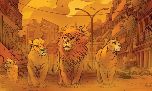 2-los-leones-de-bagdad-analisis-critica-reseña-ecc-ediciones-brian-k-vaughan