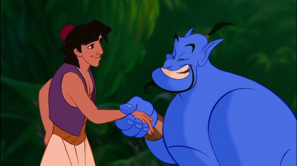 Aladdin y Genio