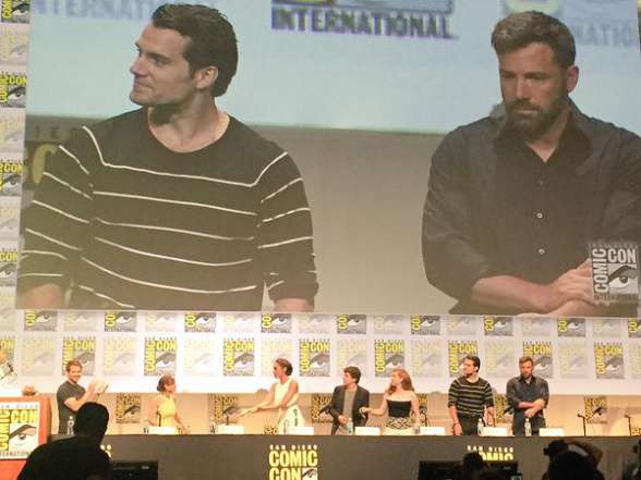 Cavill y Affleck en la SDCC