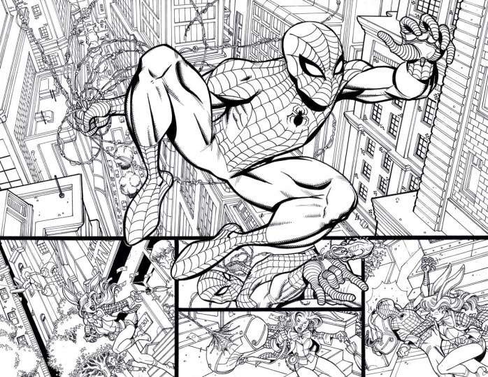 Spidey arte interior