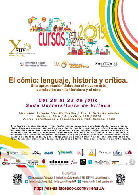 Universidad de Alicante - Curso cómic