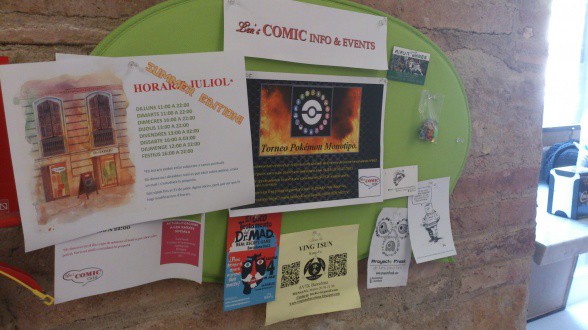 Bar de cómics en Barcelona: Len's Comic Café 5 len's comic cafe barcelona 9