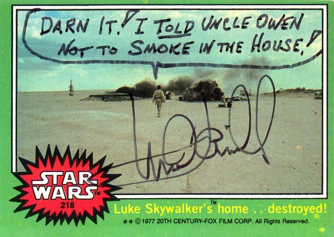 Autografos Mark Hamill 03