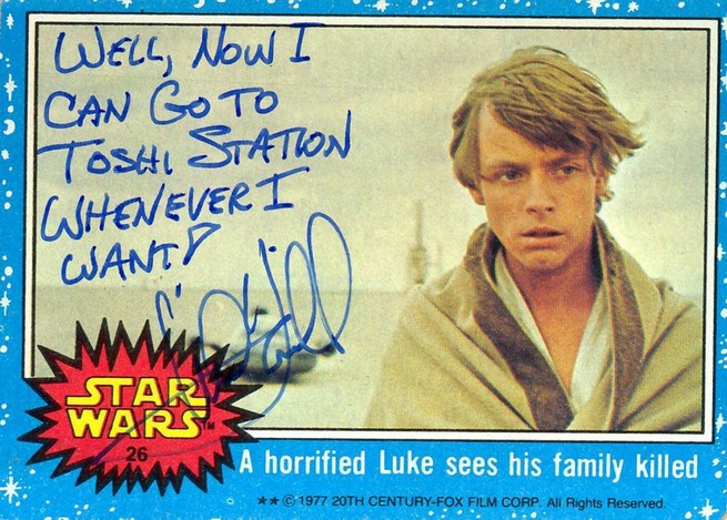 Autografos Mark Hamill 04