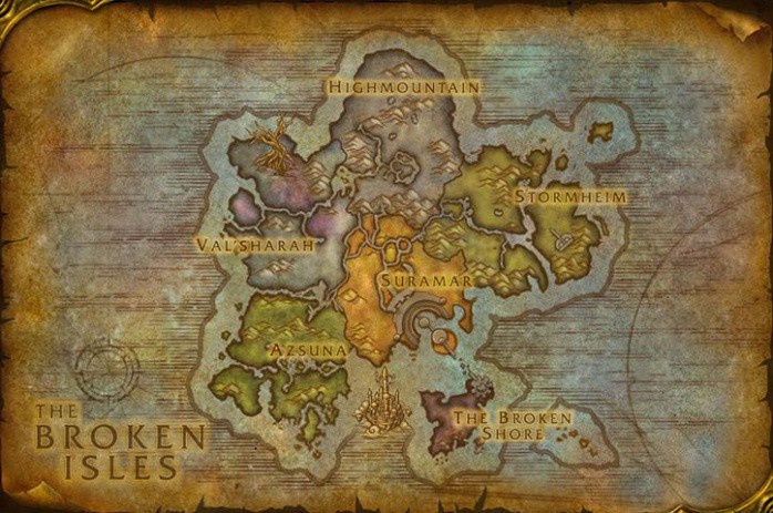 Las islas abruptas World of Warcraft