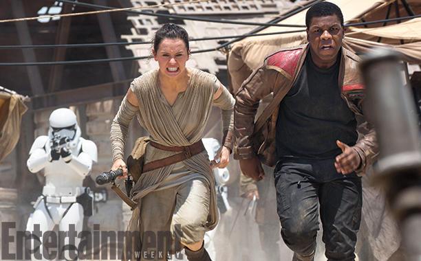 Star Wars: El despertar de la fuerza Nombres Finn y Rey