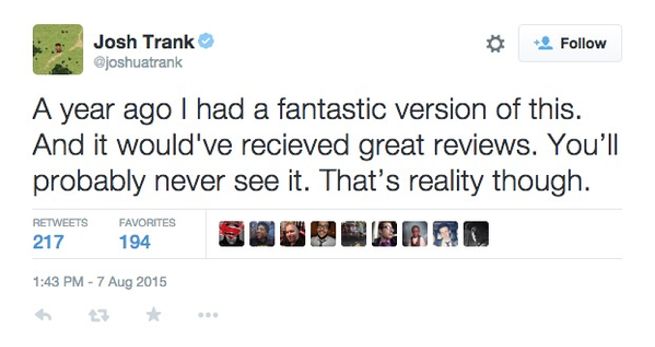 josh trank tweet