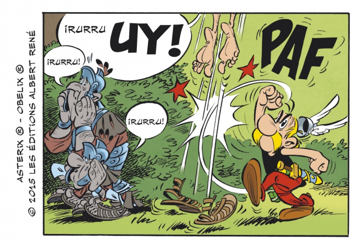 Portada y páginas interiores de Astérix 36: 'El papiro del César' 1 Asterix, El papiro del César
