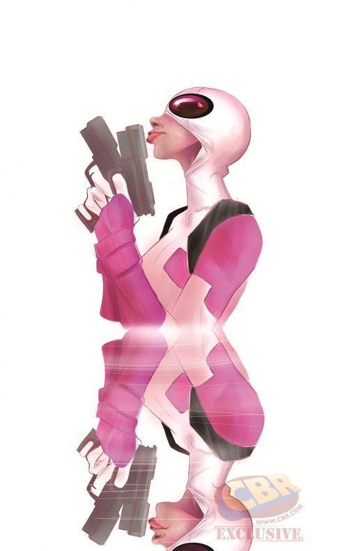 Primera portada alternativa de 'Gwenpool Special' 2 Gwenpool Variant cover