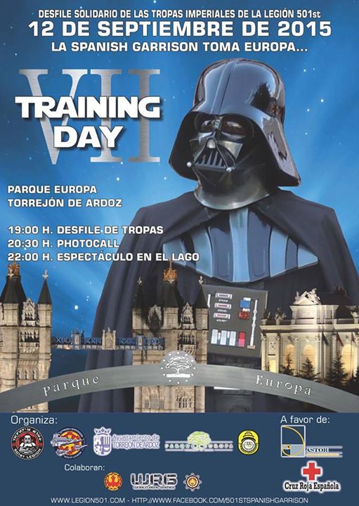 El 12 de septiembre Torrejón de Ardoz recibirá a la Legión 501 1 Training Day 2015 Legion 501