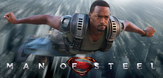 A Anthony Mackie no le gustó 'Man of steel' 1 Anthony Mackie Man of steel