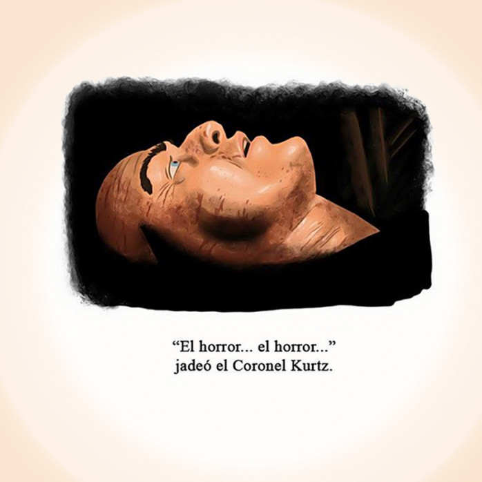 Maravillosas ilustraciones de escenas inolvidables de películas 7 Escena Apocalypse Now