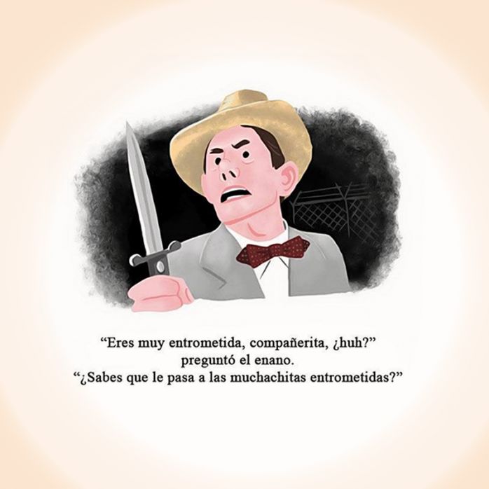 Maravillosas ilustraciones de escenas inolvidables de películas 10 Escena Chinatown