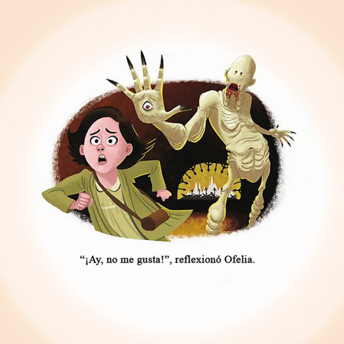 Maravillosas ilustraciones de escenas inolvidables de películas 22 Escena El laberinto del fauno