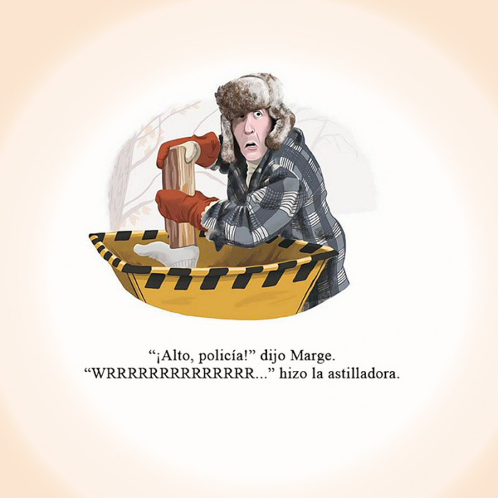 Maravillosas ilustraciones de escenas inolvidables de películas 19 Escena Fargo