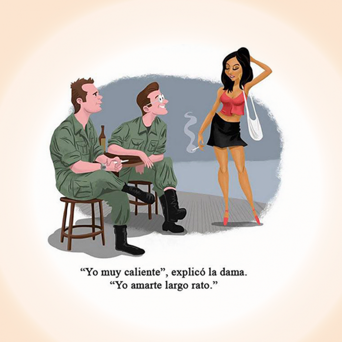 Maravillosas ilustraciones de escenas inolvidables de películas 21 Escena La chaqueta metálica